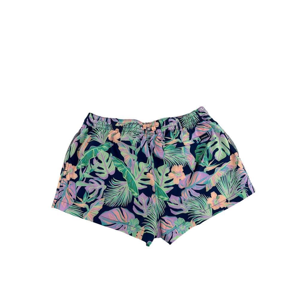 Chubbies Men's Navy Leaf The Night Faunas 2" Classic Swim Trunk Shorts Size L - Picture 9 of 11